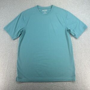 Duluth Alaskan Hardgear T-Shirt Men's Medium Teal Tun-Dry S/S Performance